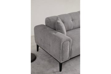Adelphe Rektangulär Bäddsoffa 88x178 cm i Tyg - Grå - Möbler - Soffa - Bäddsoffa - 4 sits bäddsoffa