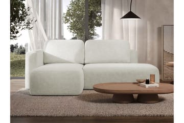 Afir Bäddsoffa m. Divan 2-sits - Beige/Vit - Möbler - Soffa - Bäddsoffa - Bäddsoffa divan