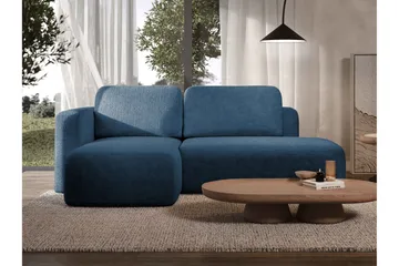 Afir Bäddsoffa m. Divan 2-sits - Blå - Möbler - Soffa - Bäddsoffa - Bäddsoffa divan