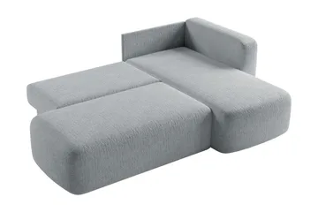 Afir Bäddsoffa m. Divan 2-sits - Blå - Möbler - Soffa - Bäddsoffa - Bäddsoffa divan