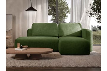 Afir Bäddsoffa m. Divan 2-sits - Grön - Möbler - Soffa - Bäddsoffa - Bäddsoffa divan