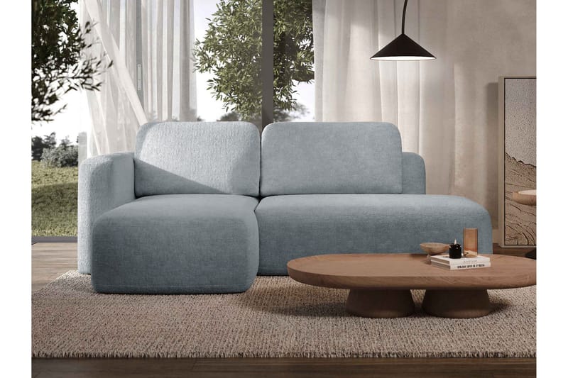 Afir Bäddsoffa m. Divan 2-sits - Svart/Brun - Möbler - Soffa - Bäddsoffa - Bäddsoffa divan