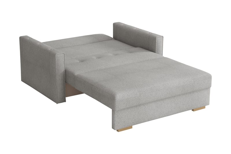 Ajiz Bäddsoffa 2-sits i Bouclé - Beige - Möbler - Soffa - Bäddsoffa - 2 sits bäddsoffa