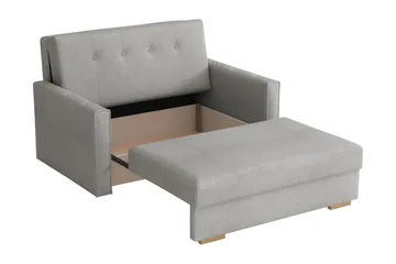 Ajiz Bäddsoffa 2-sits i Bouclé - Beige - Möbler - Soffa - Bäddsoffa - 2 sits bäddsoffa