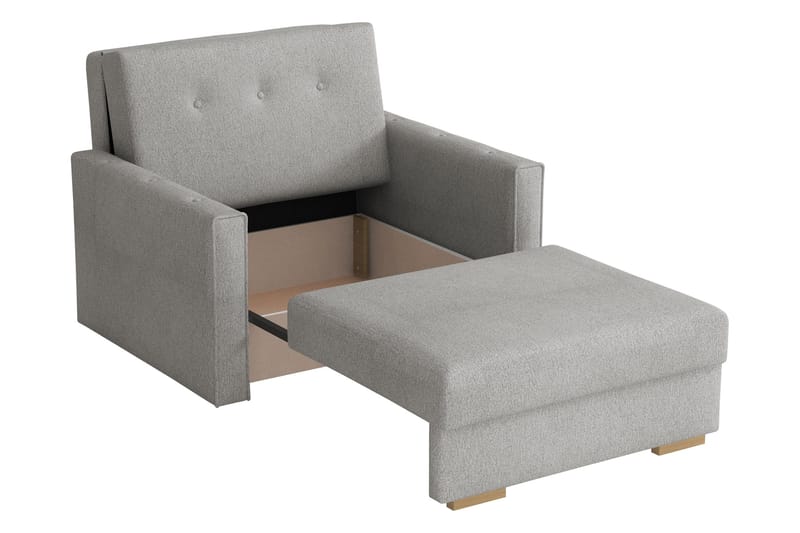 Ajiz Bäddsoffa 2-sits i Bouclé - Beige - Möbler - Soffa - Bäddsoffa - 2 sits bäddsoffa