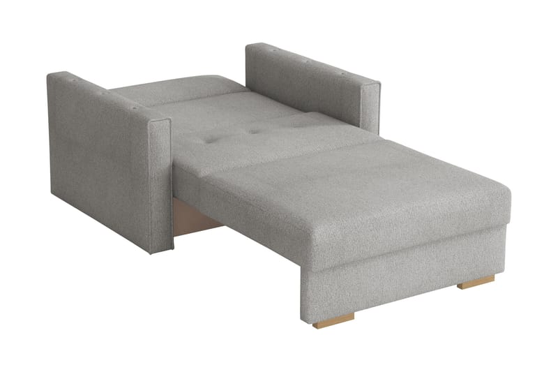 Ajiz Bäddsoffa 2-sits i Bouclé - Beige - Möbler - Soffa - Bäddsoffa - 2 sits bäddsoffa