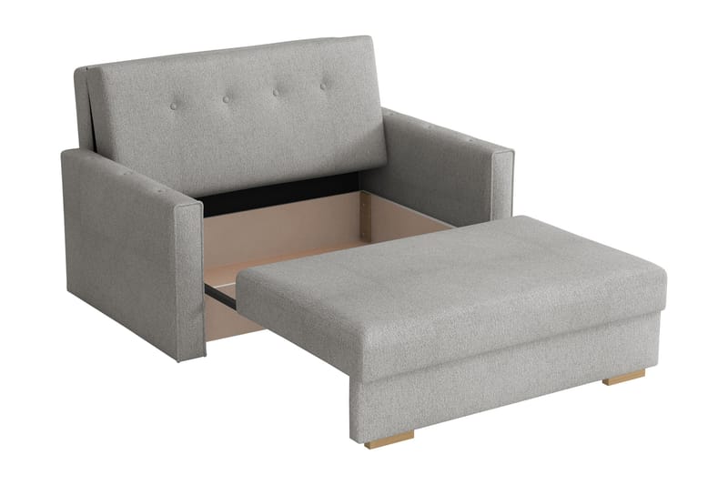 Ajiz Bäddsoffa 2-sits i Bouclé - Rosa - Möbler - Soffa - Bäddsoffa - 2 sits bäddsoffa
