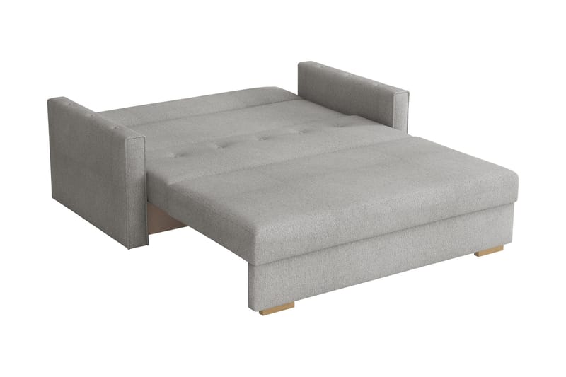 Ajiz Bäddsoffa 3-sits i Bouclé - Beige - Möbler - Soffa - Bäddsoffa - 3 sits bäddsoffa