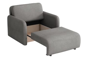 Ajmeri 2-sits Bäddsoffa 80x196 cm med Förvaring i Bouclé - Grön - Möbler - Soffa - Bäddsoffa - 2 sits bäddsoffa