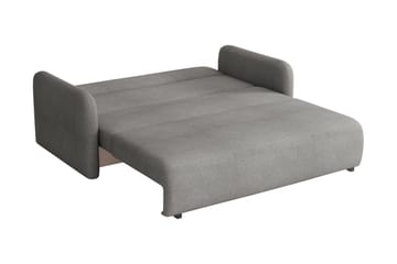 Ajmeri 3-sits Bäddsoffa 150x196 cm med Förvaring i Bouclé - Grön - Möbler - Soffa - Bäddsoffa - 3 sits bäddsoffa