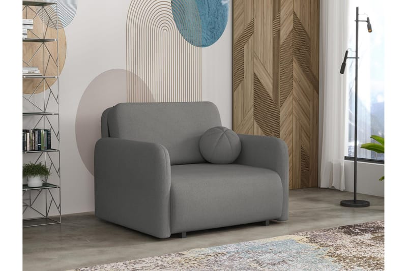 Ajmeri Bäddsoffa 2-sits, Grå