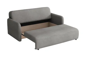 Ajmeri Bäddsoffa 3-sits i Bouclé - Beige - Möbler - Soffa - Bäddsoffa - 3 sits bäddsoffa