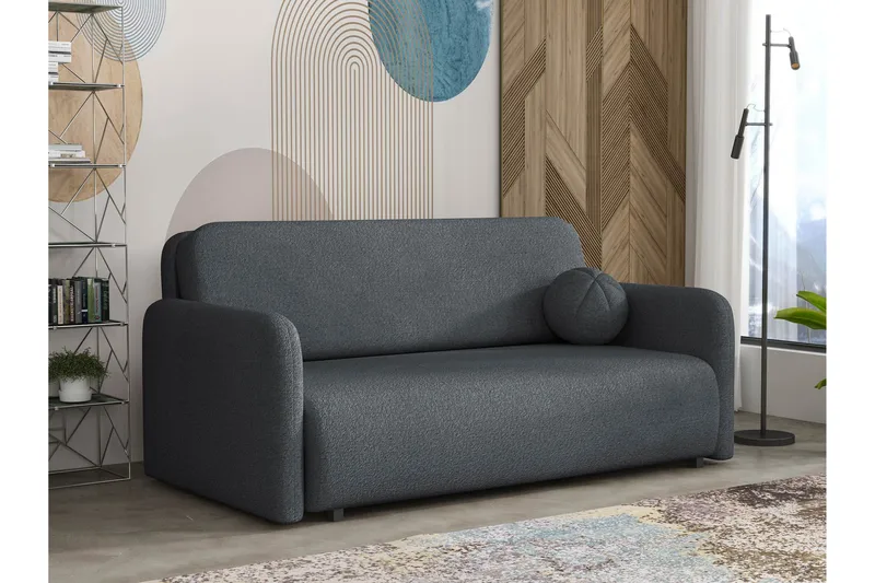 Ajmeri Bäddsoffa 3-sits i Bouclé, Grå