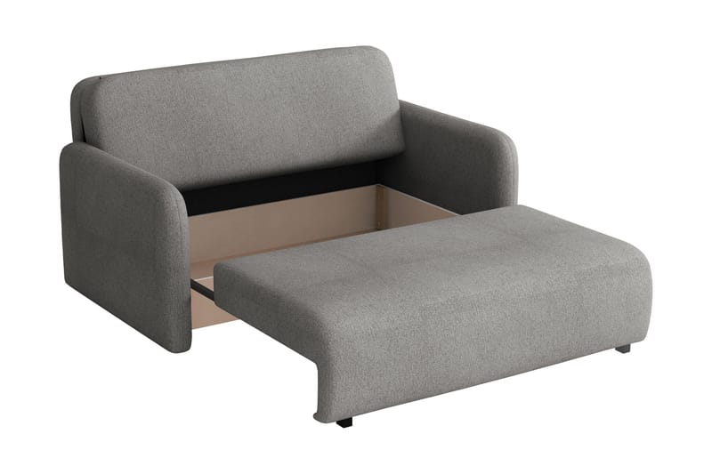 Ajmeri Bäddsoffa i Bouclé - Grön - Möbler - Soffa - Bäddsoffa - 3 sits bäddsoffa