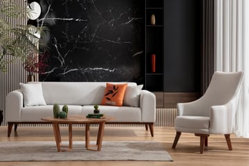 Akio Bäddsoffa 4-sits - Creme - Möbler - Soffa - Bäddsoffa - 4 sits bäddsoffa