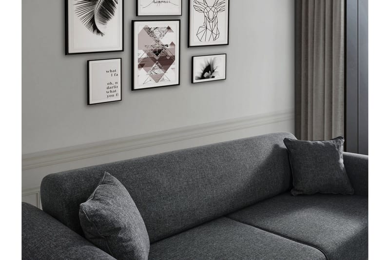 Akio Bäddsoffa 4-sits - Ljusgrå - Möbler - Soffa - Bäddsoffa - 4 sits bäddsoffa