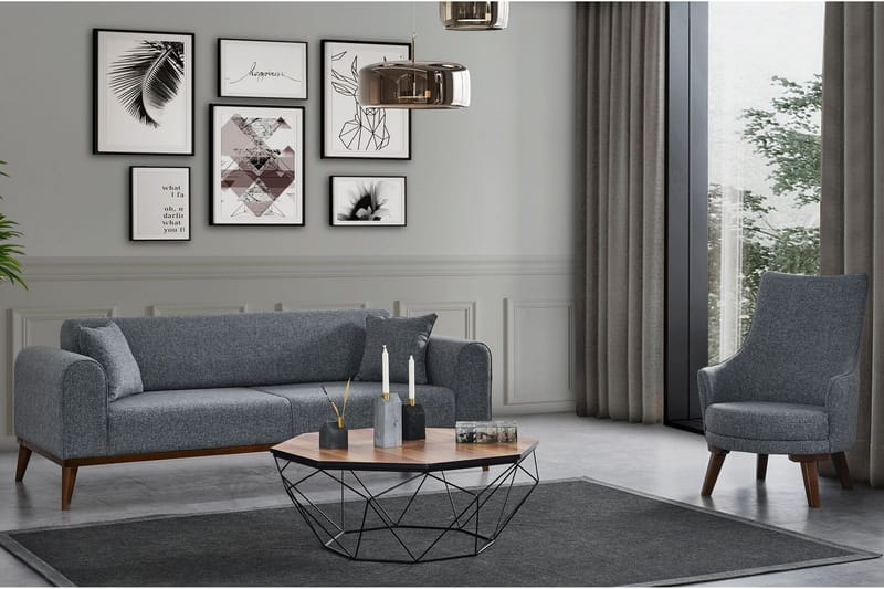 Akio Bäddsoffa 4-sits - Ljusgrå - Möbler - Soffa - Bäddsoffa - 4 sits bäddsoffa