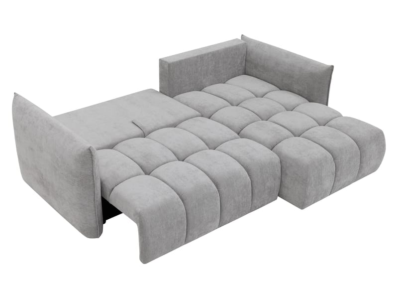 Aldvian 3-sits Bäddsoffa med divan - beige - Möbler - Soffa - Bäddsoffa - Hörnbäddsoffa
