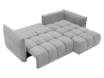 Aldvian 3-sits Bäddsoffa med divan - grå - Möbler - Soffa - Bäddsoffa - Hörnbäddsoffa