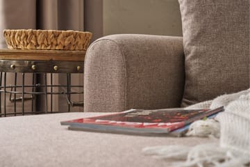 Alfie 4-sits Bäddsoffa med Divan - Brun - Möbler - Soffa - Bäddsoffa - Bäddsoffa divan