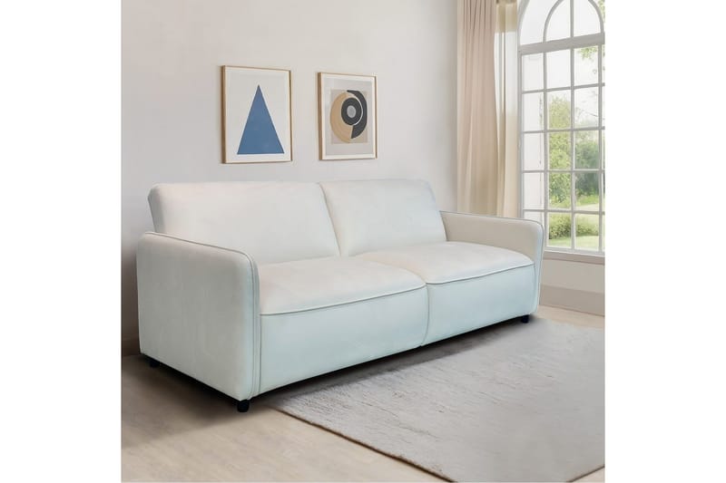 Alicia Bäddsoffa 3-sits - Vit - Möbler - Soffa - Bäddsoffa - 3 sits bäddsoffa