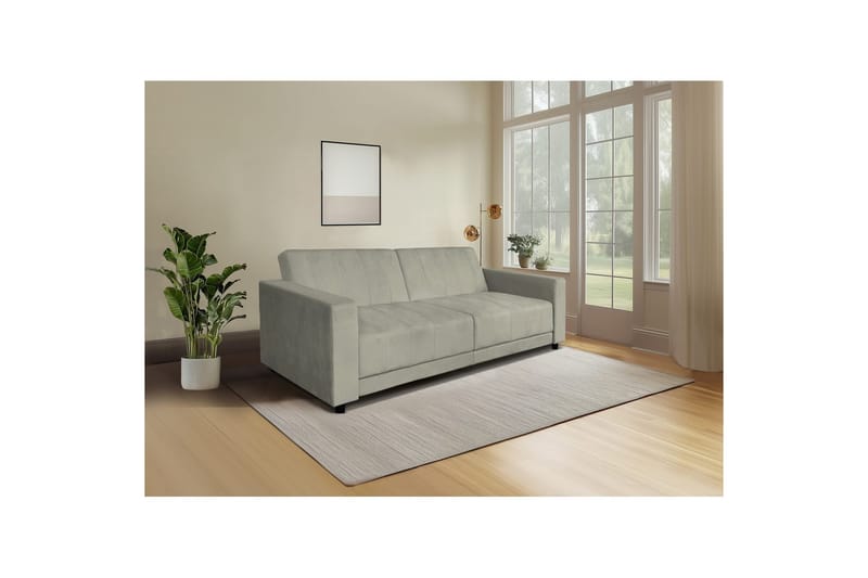 Allie Bäddsoffa 3-sits - Grå - Möbler - Soffa - Bäddsoffa - 3 sits bäddsoffa