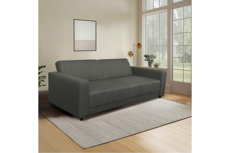Allie Bäddsoffa 3-sits - Grå - Möbler - Soffa - Bäddsoffa - 3 sits bäddsoffa