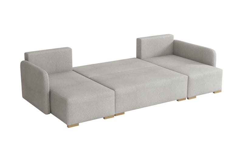 Amelus Bäddsoffa Dubbeldivan 4-sits - Brun - Möbler - Soffa - Bäddsoffa - U bäddsoffa