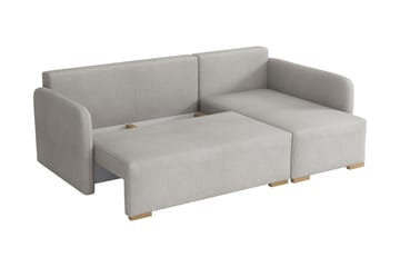 Amelus Bäddsoffa m. Divan 4-sits - Beige - Möbler - Soffa - Bäddsoffa - Bäddsoffa divan