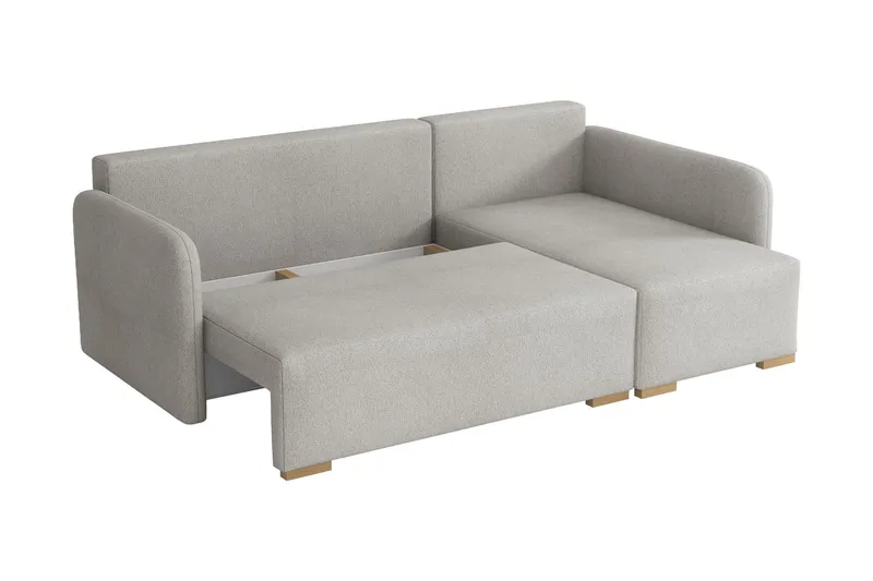 Amelus Bäddsoffa m. Divan 4-sits - Brun - Möbler - Soffa - Bäddsoffa - Bäddsoffa divan
