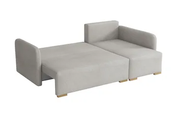 Amelus Bäddsoffa m. Divan 4-sits - Grå - Möbler - Soffa - Bäddsoffa - Bäddsoffa divan