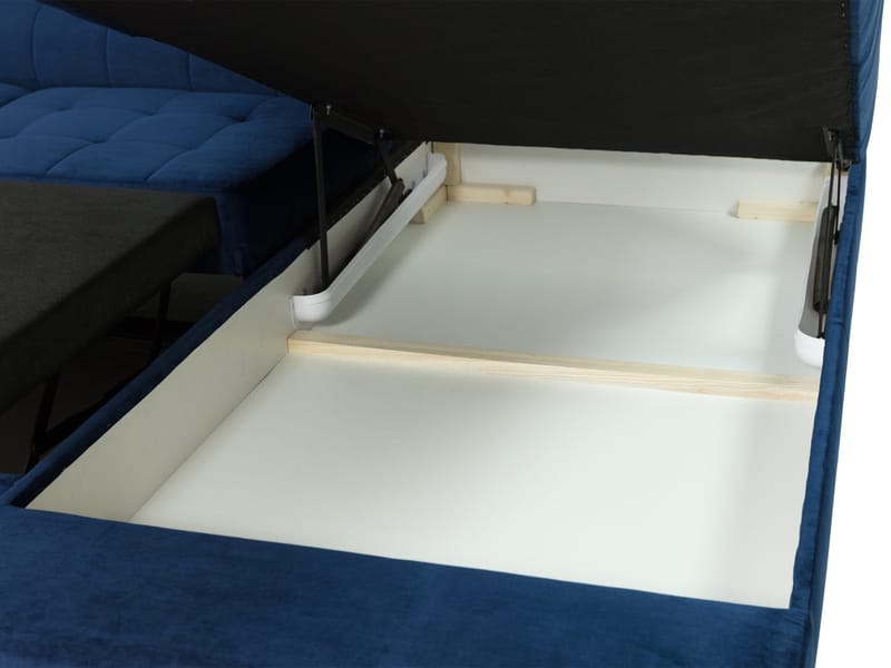 Amshyttan Bäddsoffa med Schäslong 4-sits - Beige - Möbler - Soffa - Bäddsoffa - Bäddsoffa längsbäddad