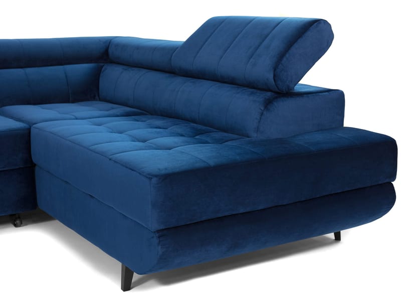 Amshyttan Bäddsoffa med Schäslong 4-sits - Lila - Möbler - Soffa - Bäddsoffa - Bäddsoffa längsbäddad