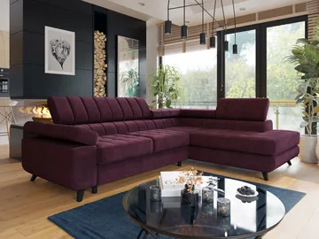 Amshyttan Bäddsoffa med Schäslong 4-sits