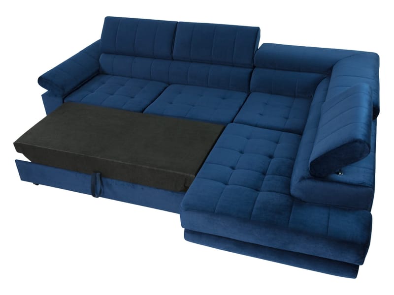 Amshyttan Bäddsoffa med Schäslong 4-sits - Lila - Möbler - Soffa - Bäddsoffa - Bäddsoffa längsbäddad