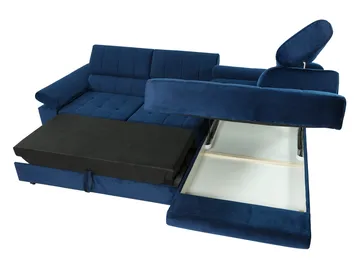 Amshyttan Bäddsoffa med Schäslong 4-sits - Lila - Möbler - Soffa - Bäddsoffa - Bäddsoffa längsbäddad