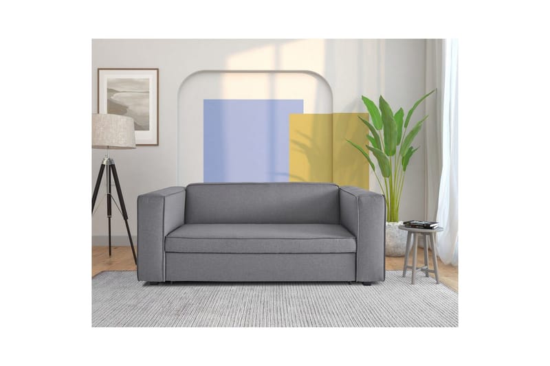 Asmund Bäddsoffa 3-sits - Grå - Möbler - Soffa - Bäddsoffa - 3 sits bäddsoffa