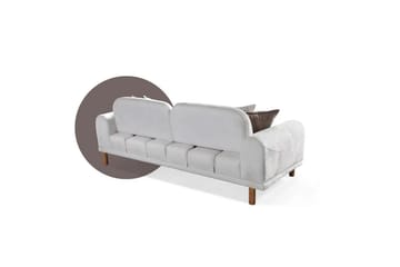 Astran Bäddsoffa 3-sits - Krämvit - Möbler - Soffa - Bäddsoffa - 3 sits bäddsoffa