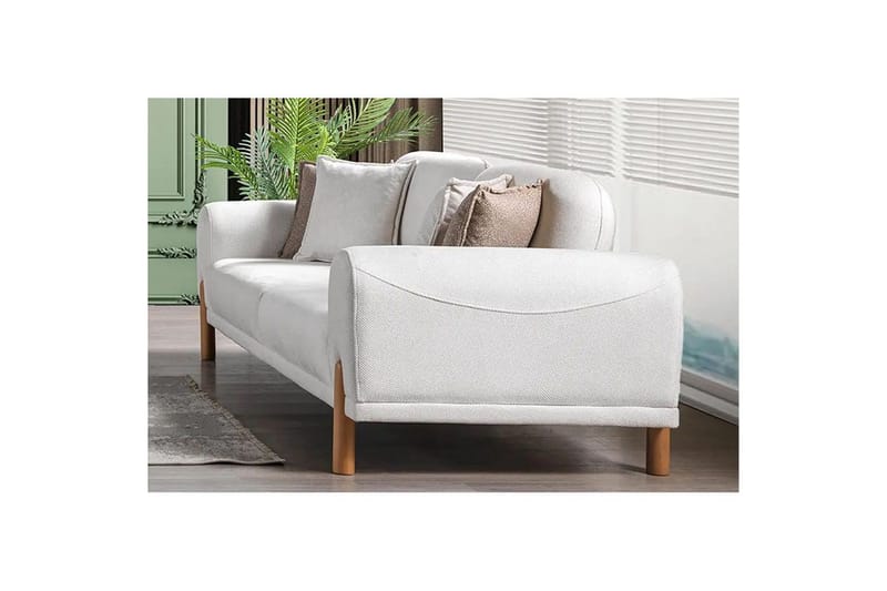 Astran Bäddsoffa 3-sits - Krämvit - Möbler - Soffa - Bäddsoffa - 3 sits bäddsoffa