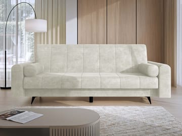 Aurvin 3-sits Bäddsoffa - beige - Möbler - Soffa - Bäddsoffa - 3 sits bäddsoffa