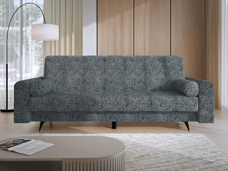 Aurvin 3-sits Bäddsoffa - grå - Möbler - Soffa - Bäddsoffa - 3 sits bäddsoffa