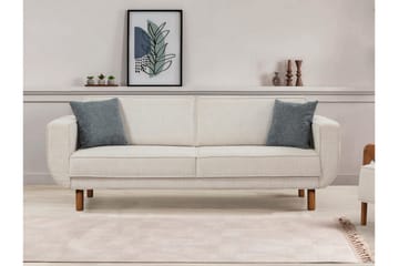 Austen 3-sits Bäddsoffa - Creme - Möbler - Soffa - Bäddsoffa - 3 sits bäddsoffa