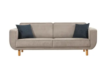 Austen 3-sits Bäddsoffa - Grå - Möbler - Soffa - Bäddsoffa - 3 sits bäddsoffa