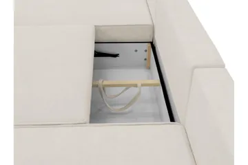 Avignon Bäddsoffa Dubbeldivan 5-sits - Grå - Möbler - Soffa - Bäddsoffa - U bäddsoffa