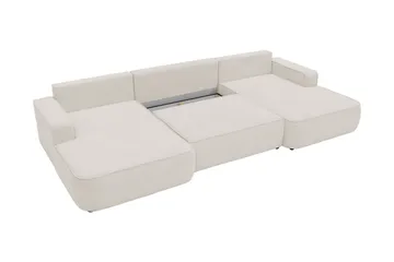 Avignon Bäddsoffa Dubbeldivan 5-sits - Vit - Möbler - Soffa - Bäddsoffa - U bäddsoffa