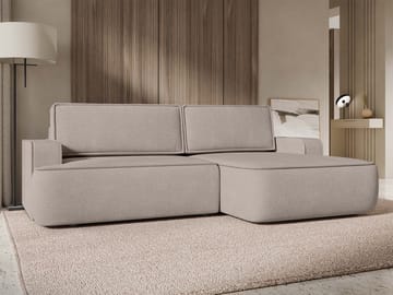 Avignon Bäddsoffa med Divan 3-sits - Beige - Möbler - Soffa - Bäddsoffa - Bäddsoffa divan