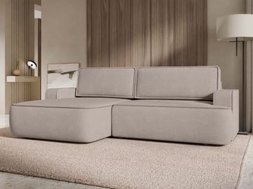 Avignon Bäddsoffa med Divan 3-sits - Beige - Möbler - Soffa - Bäddsoffa - Bäddsoffa divan