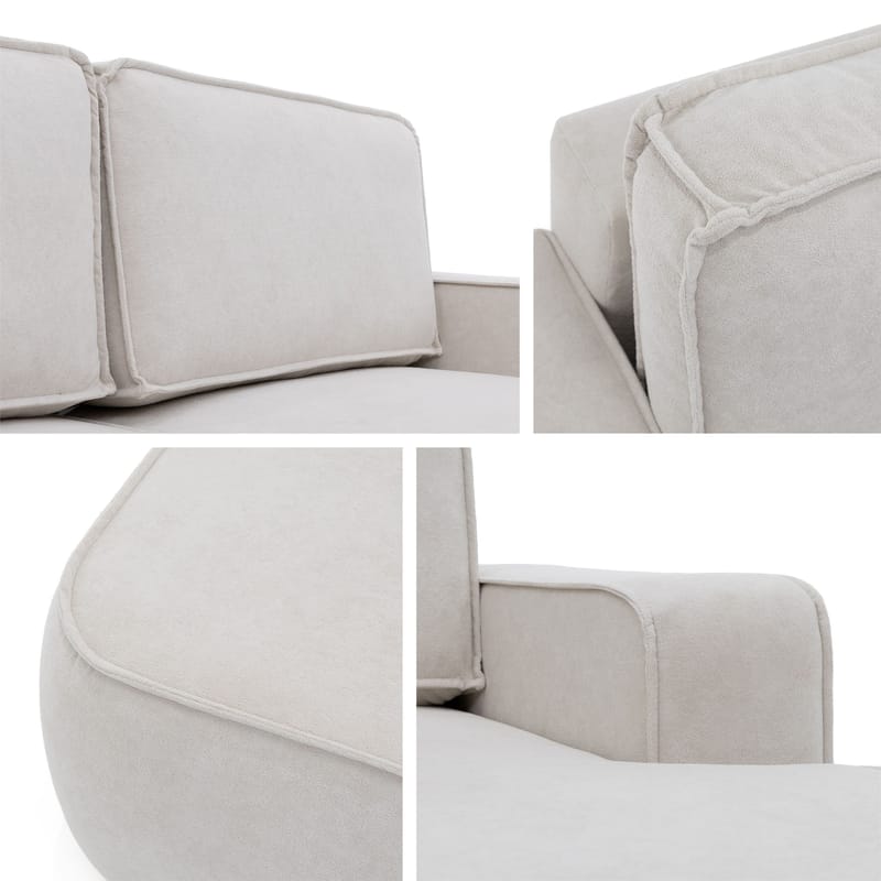 Avignon Bäddsoffa med Divan 3-sits - Beige - Möbler - Soffa - Bäddsoffa - Bäddsoffa divan