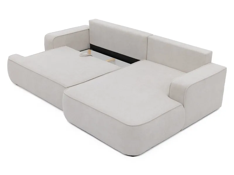 Avignon Bäddsoffa med Divan 3-sits - Grå - Möbler - Soffa - Bäddsoffa - Bäddsoffa divan