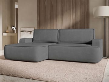 Avignon Bäddsoffa med Divan 3-sits - Grå - Möbler - Soffa - Bäddsoffa - Bäddsoffa divan